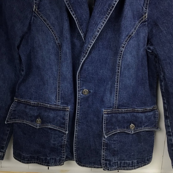 Tommy Hilfiger Denim Jacket Size 12P - Picture 2 of 6